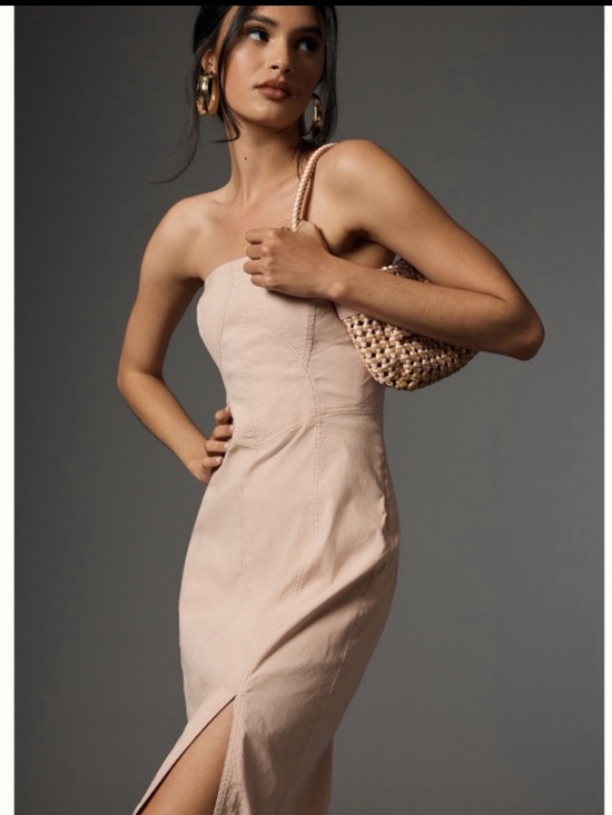 a line strapless mini dress Jewel Badgley Mischka Madison Strapless Sequin A-Line Mini Dress Dress main image 0